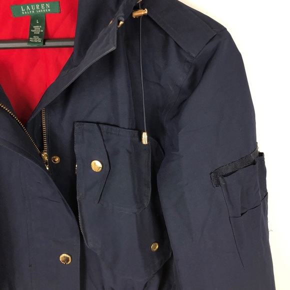 Ralph Lauren Cinched Waist Hooded Jacket - Picture 2 of 10